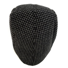 Load image into Gallery viewer, Westend Fall/Winter Charcoal Checkered Pattern Ivy Hat
