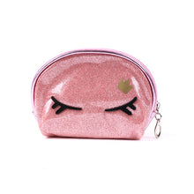 Load image into Gallery viewer, Nollia Glitter Eyes 3-Piece Cosmetic Bag Set
