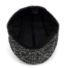 Load image into Gallery viewer, Westend Black &amp; White Speckled Weave Textured Ivy Hat – Fall/Winter
