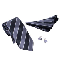 Load image into Gallery viewer, Clericci 12-Piece ASSORTED Spring/Summer Mixed Pattern Tie, Hanky &amp; Cufflink Gift Box Set
