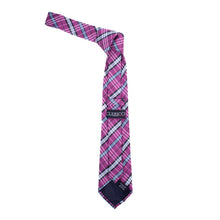 Load image into Gallery viewer, Clericci 12-Piece ASSORTED Spring/Summer Plaid Tie, Hanky &amp; Cufflink Gift Box Set
