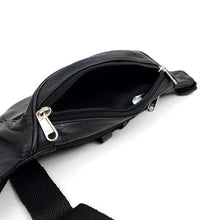 Load image into Gallery viewer, Umo Lorenzo Genuine Goatskin Leather Fanny Pack Waist Bag
