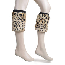 Load image into Gallery viewer, Faux Fur Winter Leg Warmers – One Size Fits All
