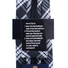 Load image into Gallery viewer, Umo Lorenzo 6-Piece Classic Patterned Zipper Pre-Tied Necktie Set
