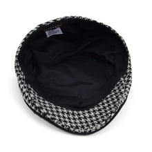 Load image into Gallery viewer, Westend Fall/Winter Houndstooth Ivy Hat – Wool Blend Flat Cap
