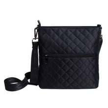 Load image into Gallery viewer, Nollia Ladies Nylon Quilted Large Crossbody Bag – Black Or Pink

