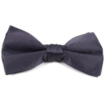 Load image into Gallery viewer, Umo Lorenzo Men's 2.5" Poly Satin Clip-On Bow Tie – 38 Color Options
