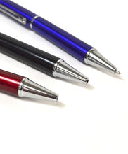 Load image into Gallery viewer, 10-Piece Boxed Twist Pen Set – 5 Blue, 4 Black, 1 Red Pen (Black &amp; Blue Ink)
