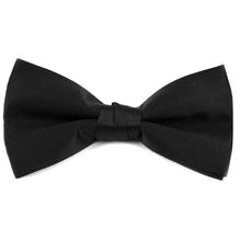 Load image into Gallery viewer, Umo Lorenzo Men's 2.5" Poly Satin Clip-On Bow Tie – 38 Color Options
