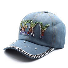 Load image into Gallery viewer, Nollia 12-Piece Assorted Bling Studs Denim Caps – Random Styles
