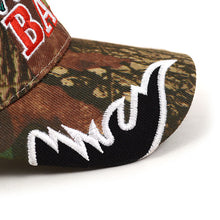 Load image into Gallery viewer, Parquet "Kiss My Bass" Camo 3D Embroidered Baseball Cap
