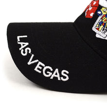 Load image into Gallery viewer, Parquet Las Vegas Black 3D Embroidered Baseball Cap
