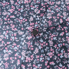 Load image into Gallery viewer, Nollia Compact Pink Floral Auto-Open Umbrella – 12" Travel Size, Wind-Resistant
