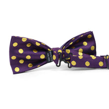 Load image into Gallery viewer, Umo Lorenzo Men's Big &amp; Tall Polka Dot Bow Tie &amp; Hanky Set – 15 Color Options
