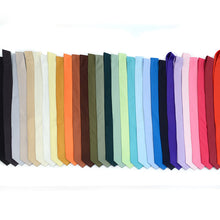 Load image into Gallery viewer, Umo Lorenzo Solid Satin Tie &amp; Matching Hanky Set – 3.25&quot; Poly Neck Tie
