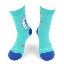 Load image into Gallery viewer, Parquet Health Care Heroes – Modern Heroes Ultra Premium Socks (Unisex)
