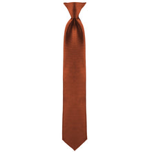 Load image into Gallery viewer, Umo Lorenzo Poly Solid Clip-On Tie – 19" Long, 9 Color Options, Pre-Tied Microfiber
