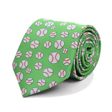 Load image into Gallery viewer, Parquet Sports Themed Novelty Ties – Game Day Prints for Sports Fans
