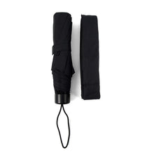 Load image into Gallery viewer, Parquet Black Telescopic Compact Umbrella – Auto-Open, Plastic Handle, 12&quot; Travel Size
