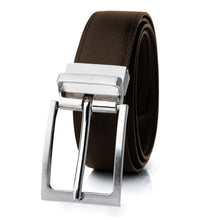 Load image into Gallery viewer, UMO Lorenzo Reversible Men's Genuine Leather Belt with Rotating Buckle
