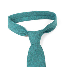 Load image into Gallery viewer, Umo Lorenzo Men's 100% Cotton Solid Slim Neckties – 2.5" Width
