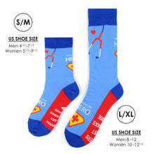 Load image into Gallery viewer, Parquet Health Care Heroes – Superheroes Ultra Premium Socks (Unisex)
