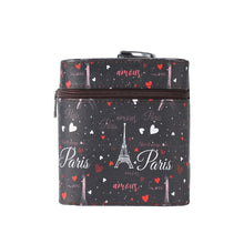 Load image into Gallery viewer, Nollia Paris Amour Makeup Train Case – Large Cosmetic Organizer
