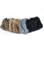 Load image into Gallery viewer, Faux Fur Winter Leg Warmers – One Size Fits All
