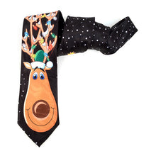 Load image into Gallery viewer, Parquet Christmas Novelty Ties – 5 Holiday Designs, 100% Polyester
