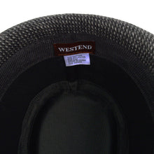Load image into Gallery viewer, Westend Fall/Winter Black Trilby Fedora Hat with Band Trim
