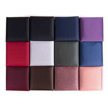 Load image into Gallery viewer, Clericci 12pc Men's Tie, Hanky &amp; Cufflink Set in Premium Fabric Box – Coordinated Accessory Collection
