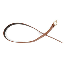 Load image into Gallery viewer, Umo Lorenzo Genuine Leather Men&#39;s Dress Belt – Round Buckle, Black or Brown (9 Sizes)
