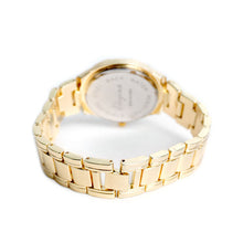 Load image into Gallery viewer, Nollia Gold Tone Ladies Dressy Watch – 38mm Quartz Fashion Watch with Crystal Bezel
