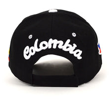 Load image into Gallery viewer, Colombia Black 3D Embroidered Baseball Cap, Hat EBC10306
