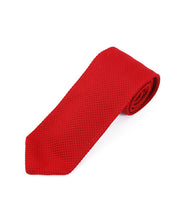 Load image into Gallery viewer, Umo Lorenzo Poly Knit Tie – 3" Width, 8 Color Options
