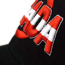 Load image into Gallery viewer, Parquet Canada Black 3D Embroidered Baseball Cap – Adjustable Fit
