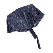 Load image into Gallery viewer, Nollia Compact Paris Pattern Auto-Open Umbrella – 12" Portable, Wind-Resistant
