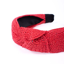 Load image into Gallery viewer, Nollia “C” Shaped Knotted Woven Headband – Stylish Everyday Hair Accessory
