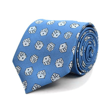Load image into Gallery viewer, Parquet Dice Pattern Novelty Tie
