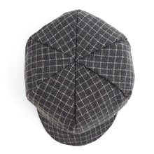 Load image into Gallery viewer, Nollia Fall/Winter Unisex British Newsboy Windowpane Beret Cap
