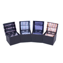 Load image into Gallery viewer, Clericci 12-Piece ASSORTED Spring/Summer Striped Tie, Hanky &amp; Cufflink Gift Box Set
