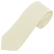 Load image into Gallery viewer, Umo Lorenzo Poly Satin Solid 2.75" Slim Tie
