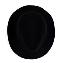Load image into Gallery viewer, Westend Fall/Winter Wide Brim Trilby Fedora Hat with Black Band Trim
