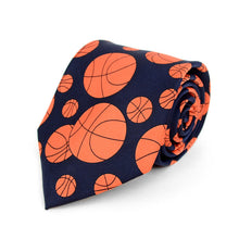 Load image into Gallery viewer, Parquet Sports Themed Novelty Ties – Game Day Prints for Sports Fans
