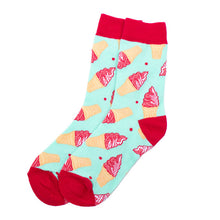 Load image into Gallery viewer, Parquet Women's Ice Cream Novelty Socks
