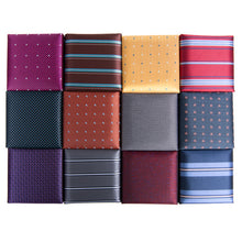 Load image into Gallery viewer, Clericci 12pc Men's Tie, Hanky &amp; Cufflink Set in Fabric Box – Fall/Winter Coordinated Collection
