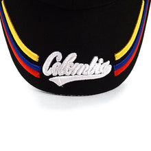Load image into Gallery viewer, Colombia Black 3D Embroidered Baseball Cap, Hat EBC10306
