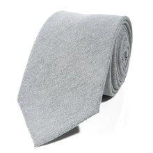 Load image into Gallery viewer, Umo Lorenzo Men's 100% Cotton Solid Slim Ties – 2.5" Width
