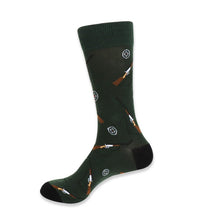Load image into Gallery viewer, Parquet Men’s Hunting Pattern Crew Socks
