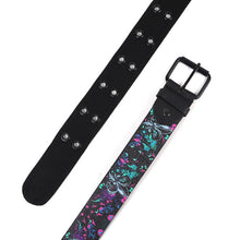 Load image into Gallery viewer, Parquet 6pk Men's PU Graphic Floral + Canvas Grommet Belt Set – 12 Total Belts

